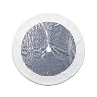 Reflective Silver Sequin Tree Skirt - 60